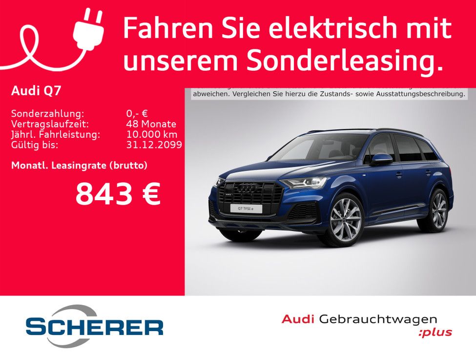 Audi Q7 S line 55TFSIe AHK PANO 360 LM 21Zoll