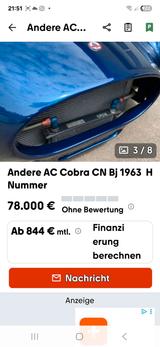Cobra Andere - Cobra Gebrauchtwagen