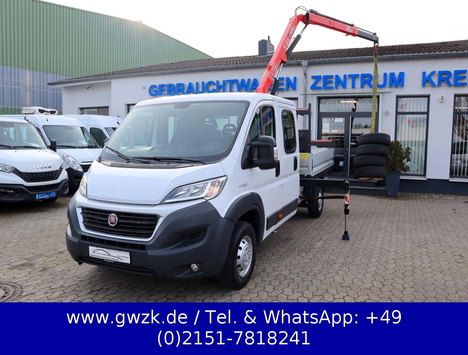 Fiat Ducato Maxi Kran Doppelkabine / 7-Sitzer / Klima