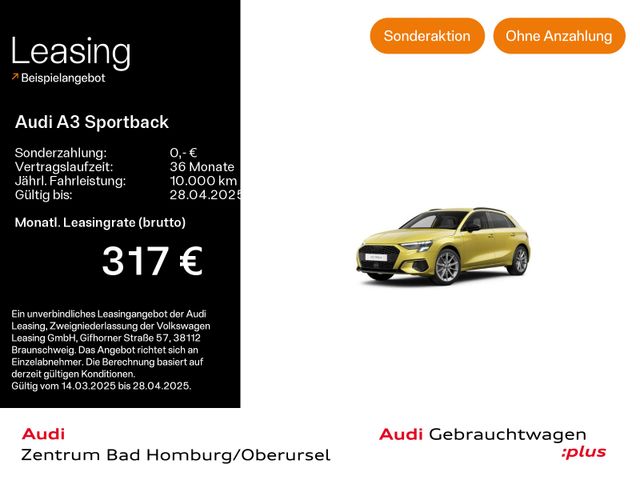 Audi A3 Sportback Advanced 40 TFSI e S line*Navi*LED*