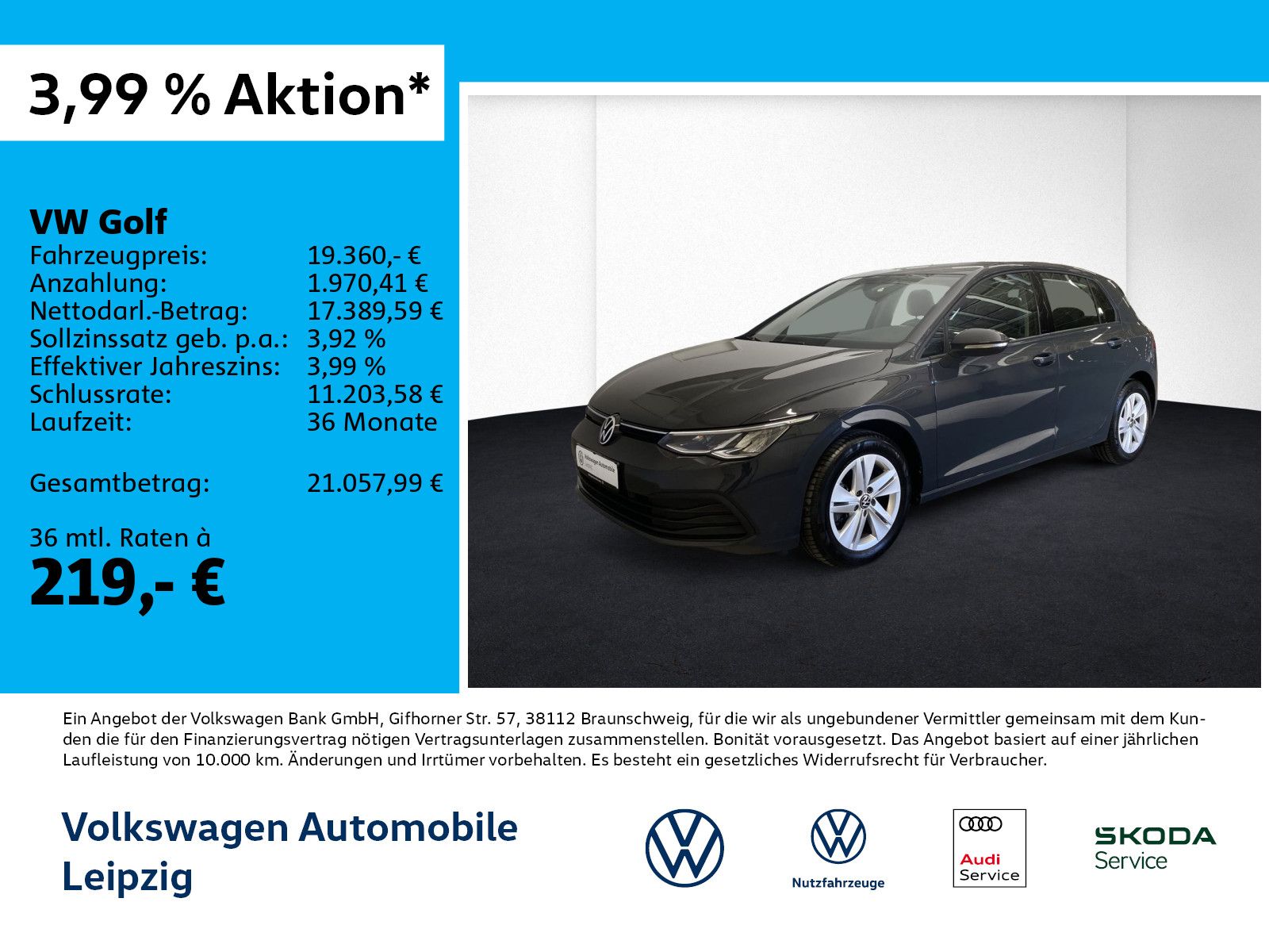 Volkswagen Golf VIII 1.5 TSI Life *LED*SHZ*Einparkhilfe
