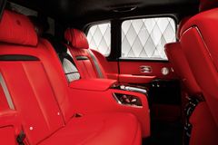 Cullinan BLACK BADGE BLACK/RED 4 SEATER STARS