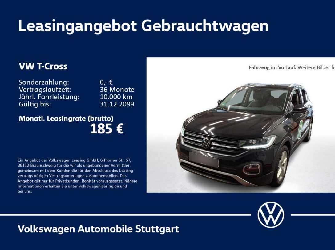 Volkswagen T-Cross 1.0 TSI Style DSG Navi Tempomat