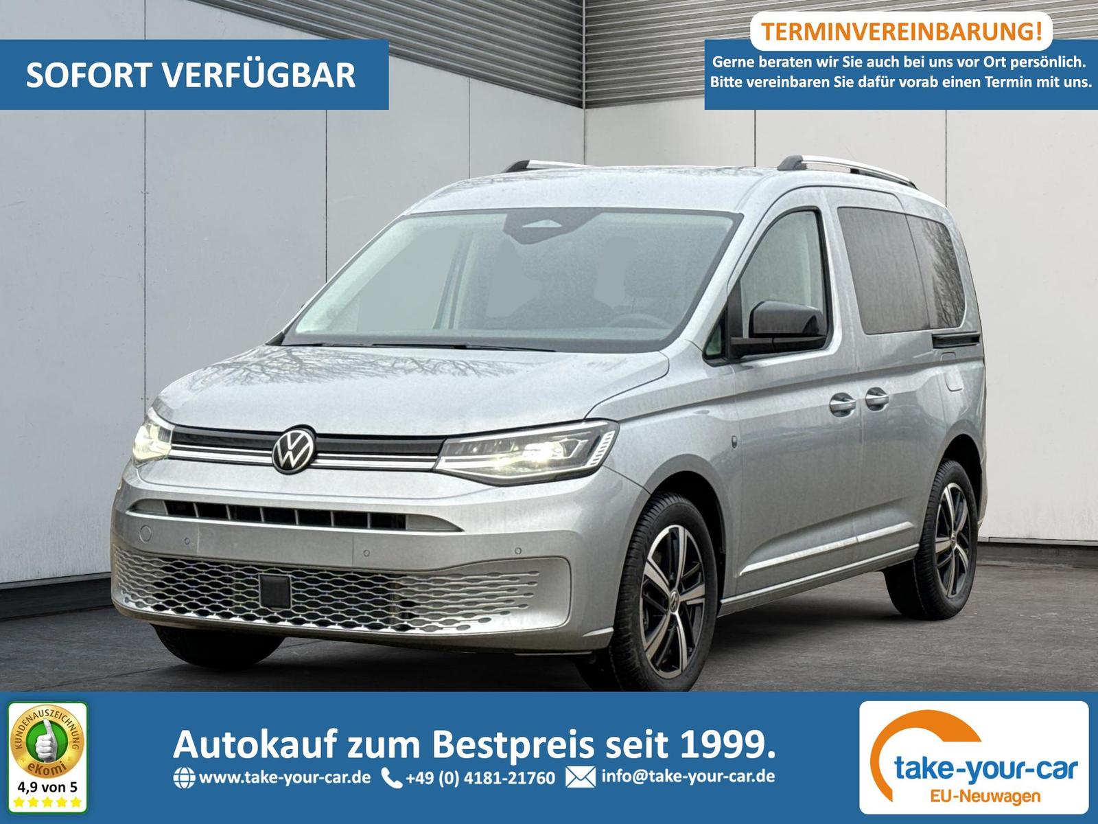 Volkswagen Caddy Style NAVI+AHK+ACC+SHZ+KAMERA+LED+PDC