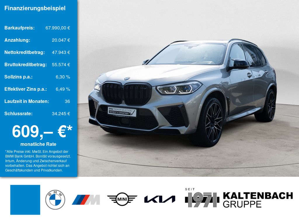 BMW X5 M Competition PANO HUD LASER LED ACC RSE B&amp;W