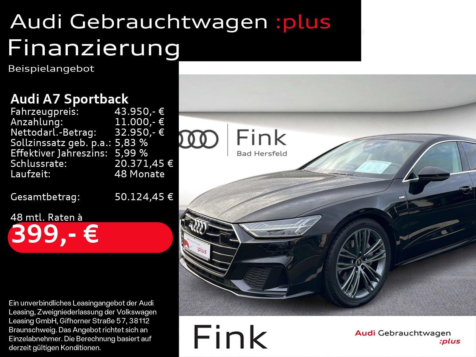 Audi A7 Sportback 45 TFSI quattro S line HD-Matrix