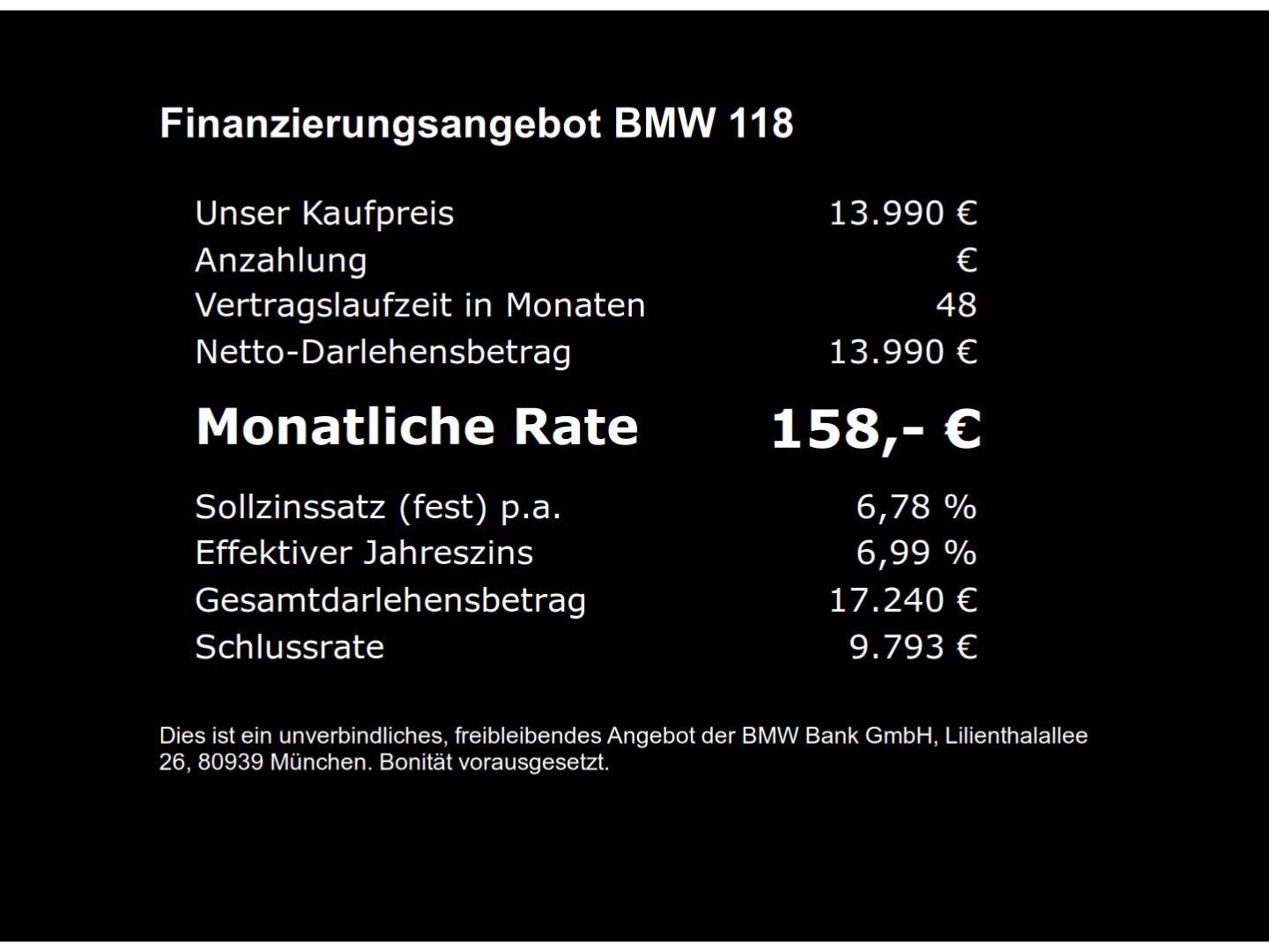 BMW 118 i Advantage 2.Hand Klima *Garantie*