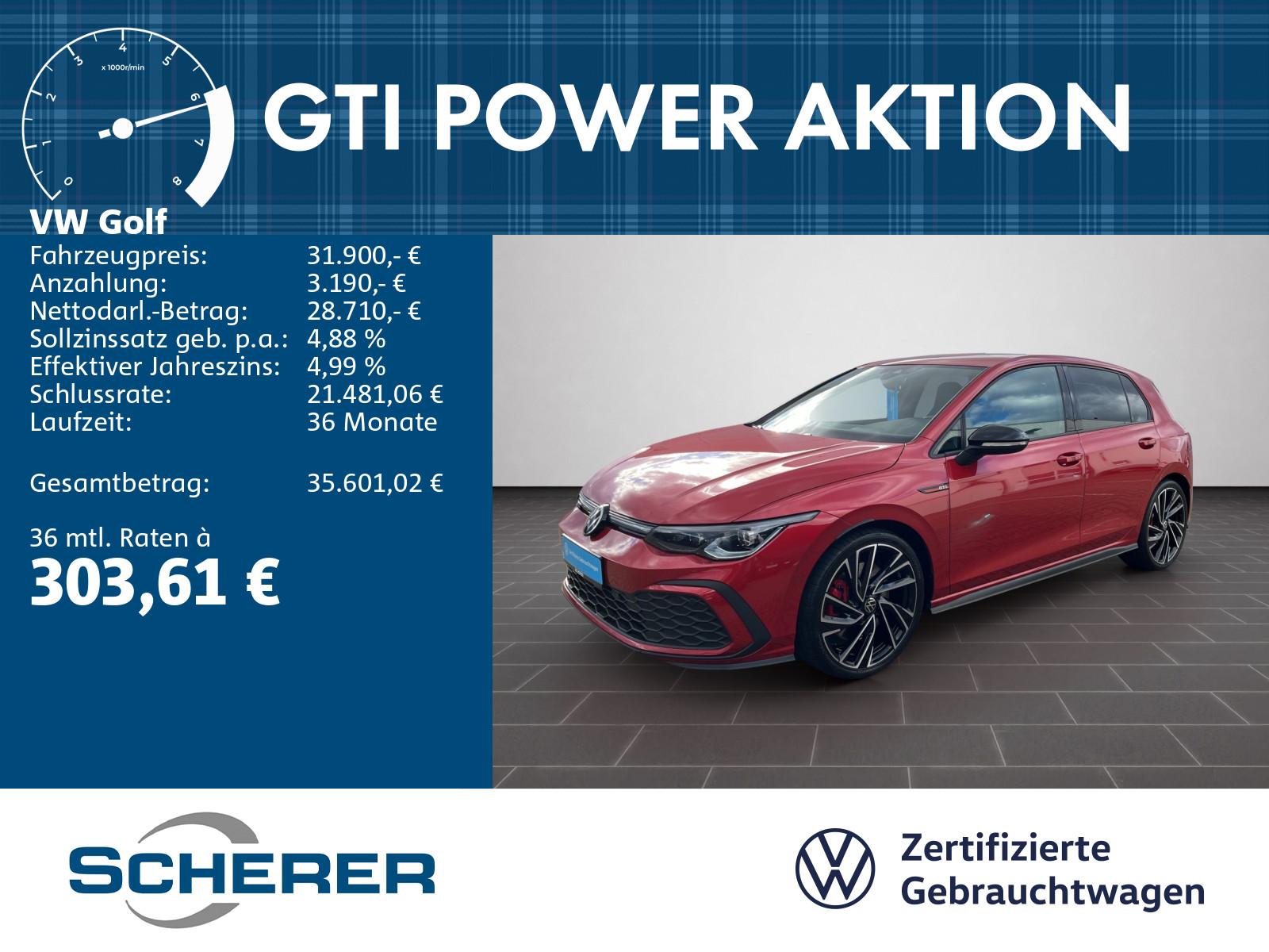 Volkswagen Golf VIII 2.0 TSI GTI DSG/AHK/LEDER/Standheizung