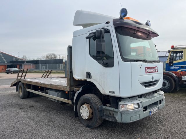 Renault Midlum 220 4x2 14 tons truck, platform mit ramps