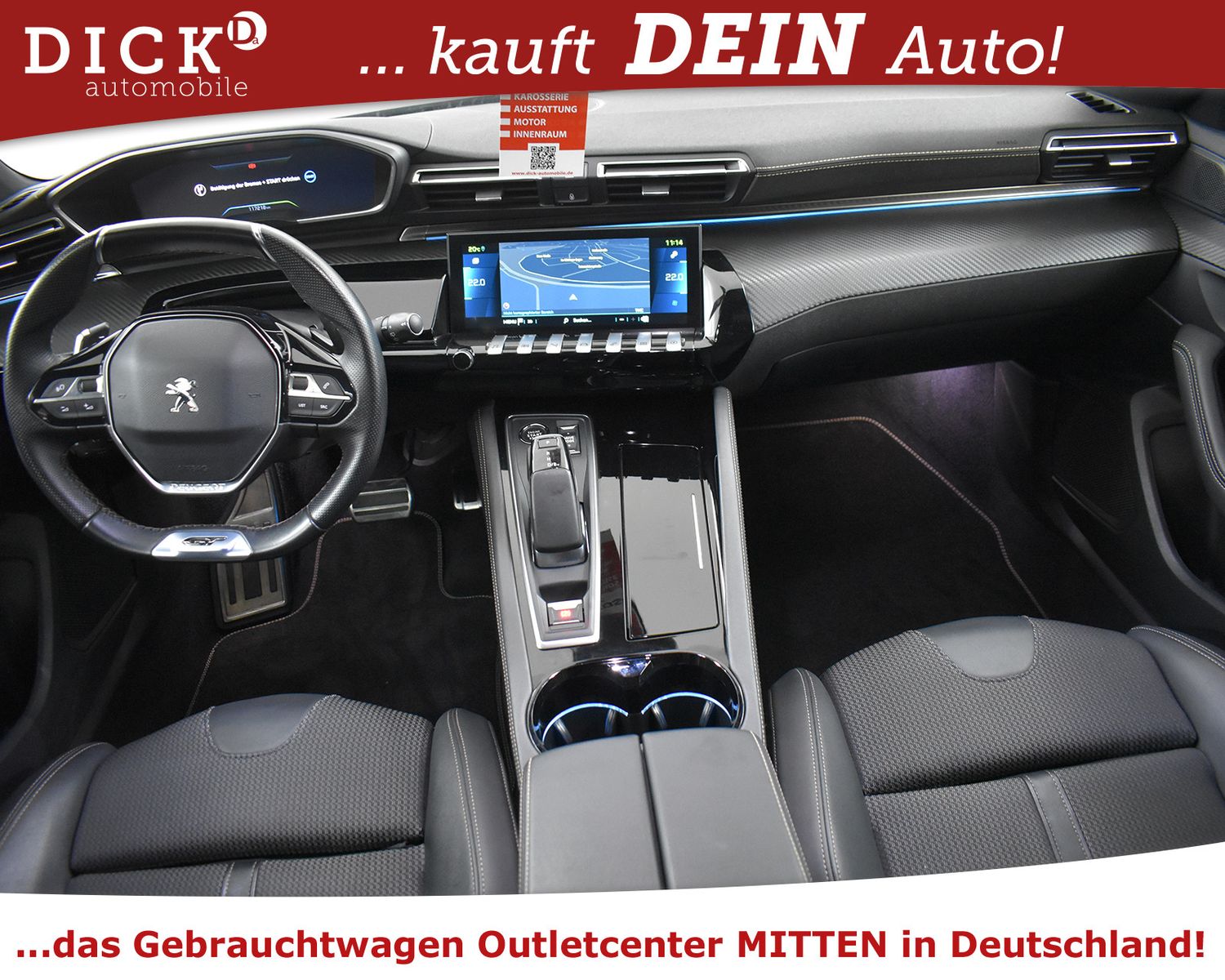 PEUGEOT 508 SW 1.6 Aut Hyb 225 GT NAV+KAM+VIRTU+ACC+LED+ - Image 8