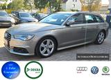 Audi A6 3.0 TDI 3x S-line Carplay Totwinkel quattro - mit Diesel-Antrieb: Beige, Leichtmetallfelgen, Kombi