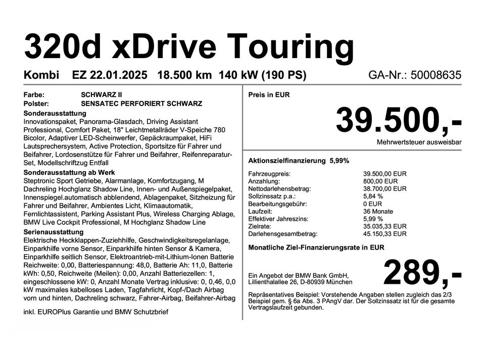 BMW 320d xDrive Touring Automatic Innovationsp. HIFI foto 3