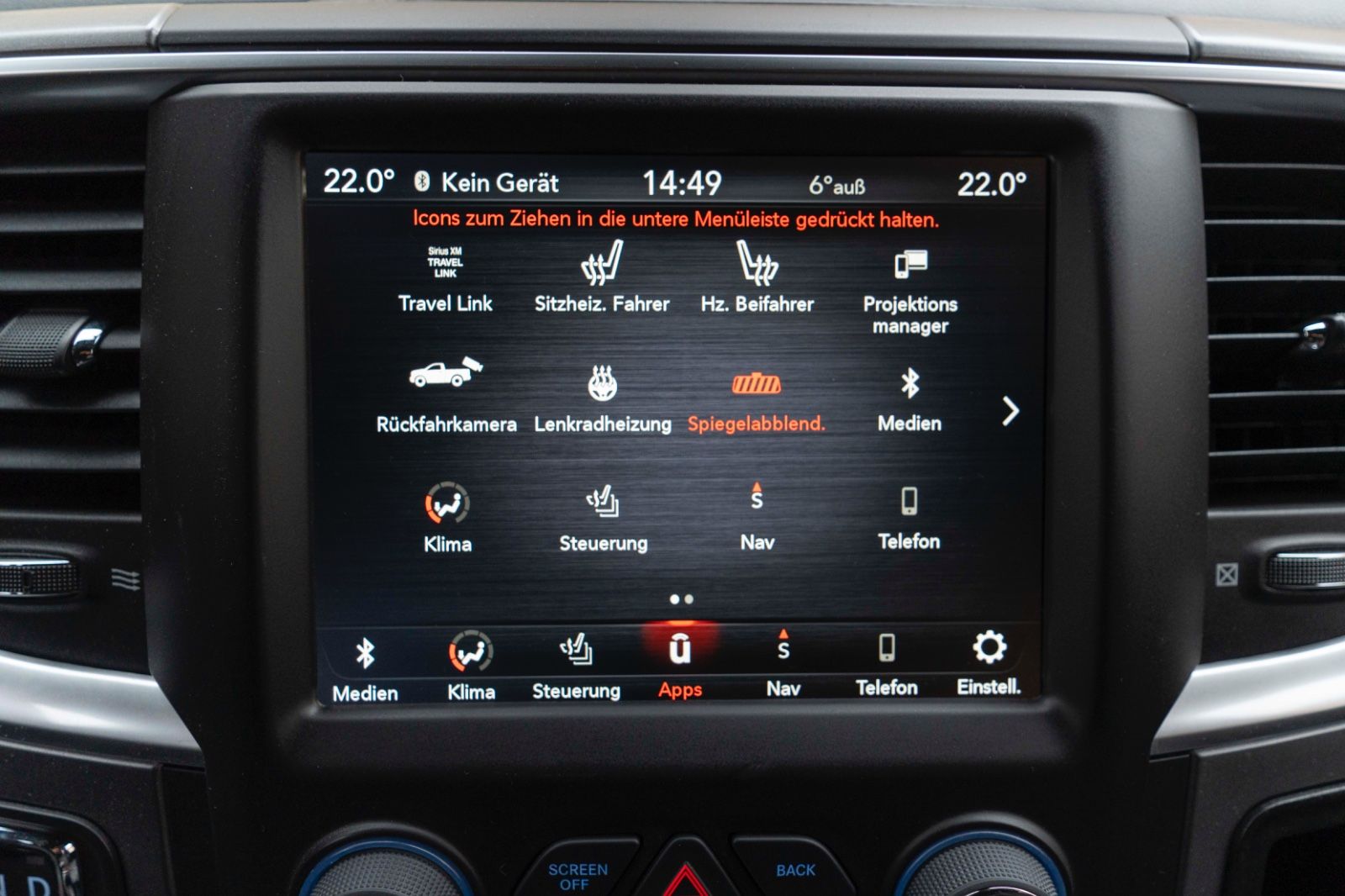 Fahrzeugabbildung Dodge RAM 1500 Classic 5,7L LPG AHK LED NAV KAM ALPINE