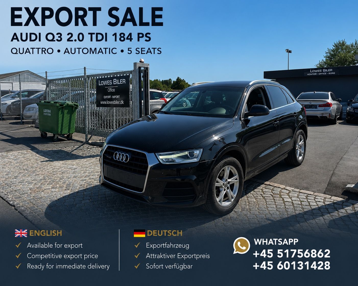 AUDI Q3 sport quattro 2.0 TDI 184 PS Automatic