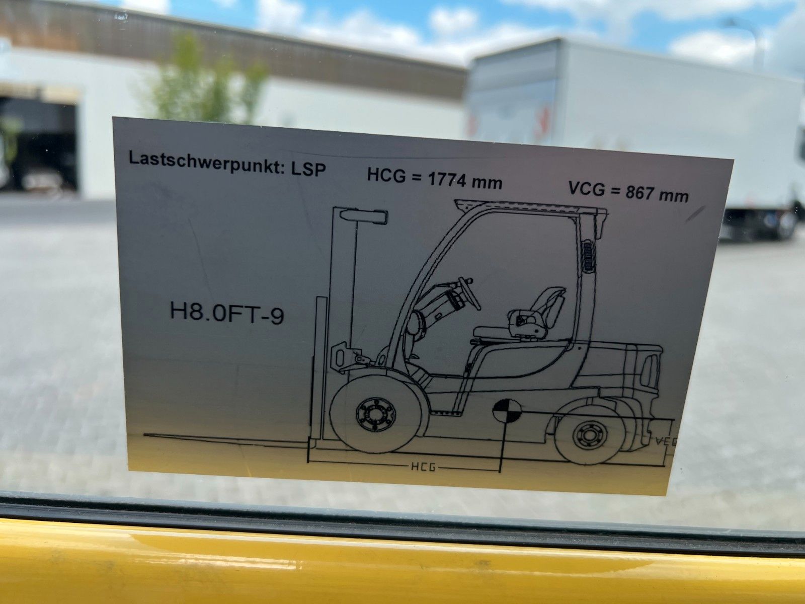 Fahrzeugabbildung Hyster H8.0 FT9 / nur 1.426h! / Triplex: 5,52m / ZVG