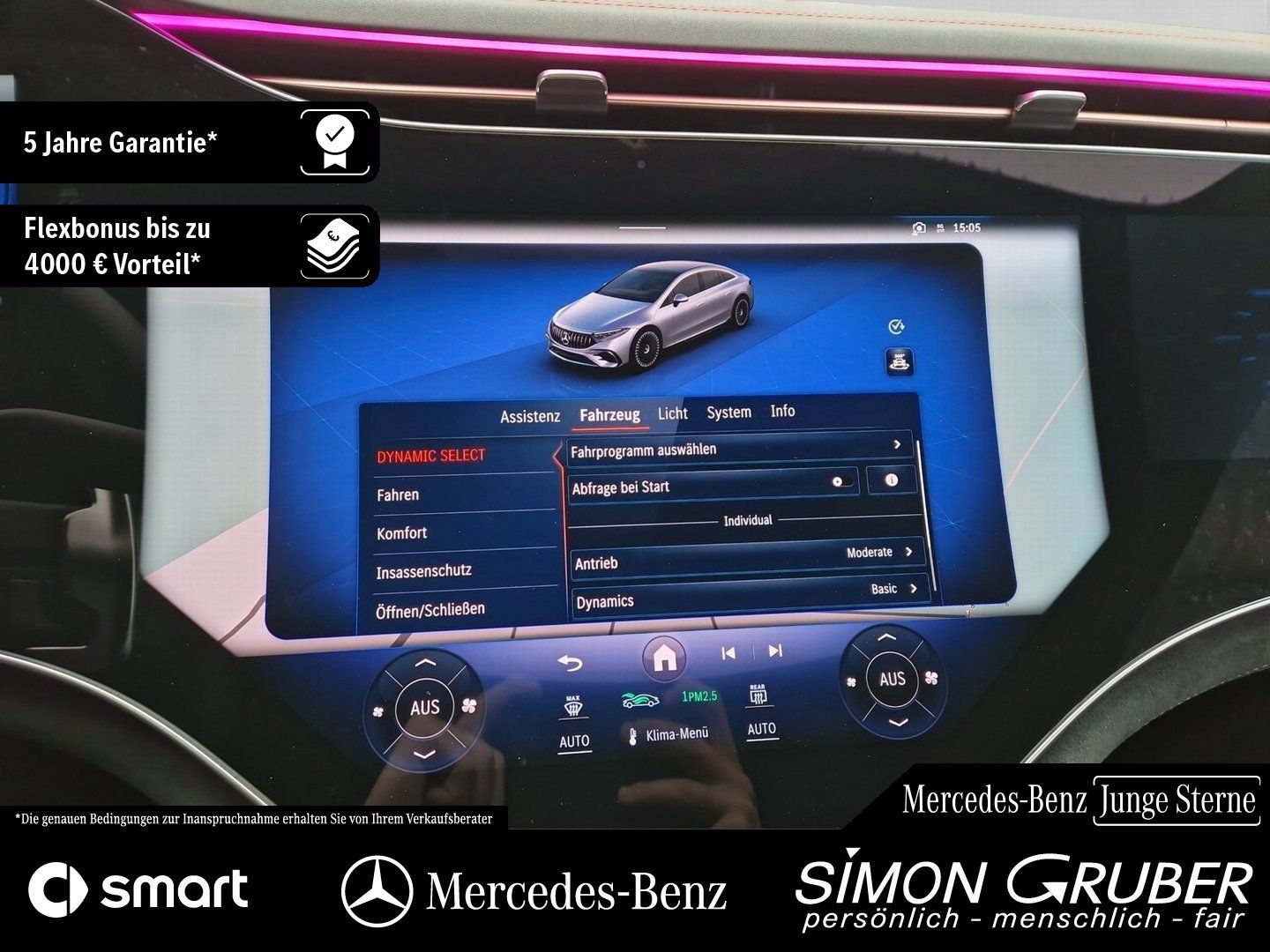 Fahrzeugabbildung Mercedes-Benz EQS 53 4M+ 4*Massage/4*Sitzklima TV Mod25 118kwh