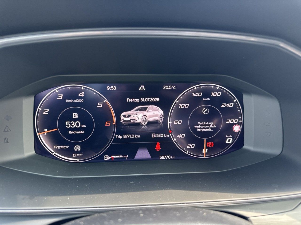 Fahrzeugabbildung CUPRA Formentor 2.0 TDI 150 PS 6-Gang *AHK* - mit KI generiert/bearbeitet