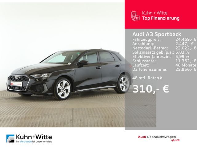 Audi A3 Sportback 40 TFSIe S line *ACC*LED*SHZ*MMI-Pl