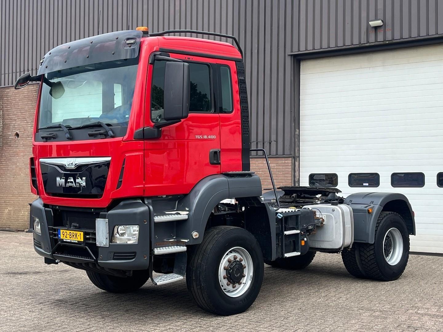 MAN TGS 18.400 4x4 / Big axle Naafreductie / Full st