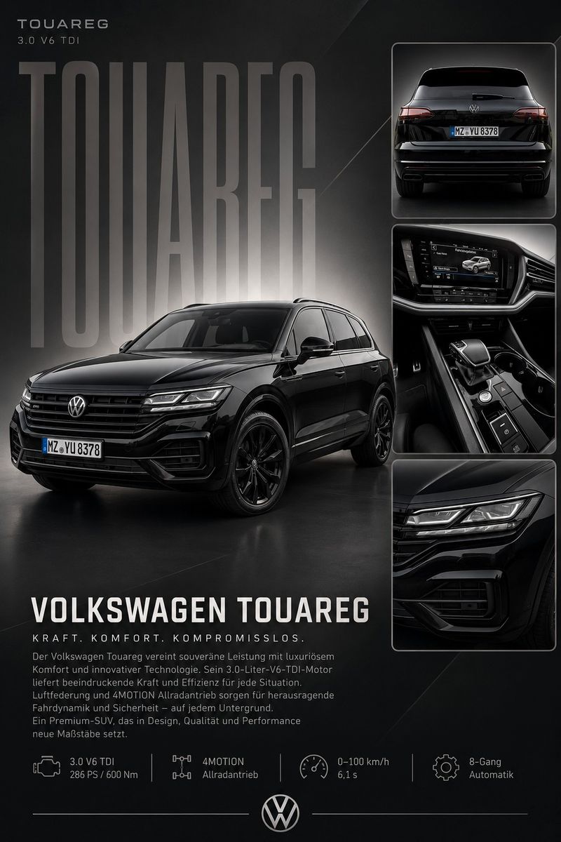 VW Touareg 3.0 V6 TDI SCR 4MOTION Tiptronic -