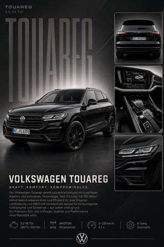 VW Touareg 3.0 V6 TDI SCR 4MOTION Tiptronic -