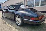 Porsche TÜV 2027, DE VIN,  964 C4, Serviceheft & Top - Porsche 964: Cabrio