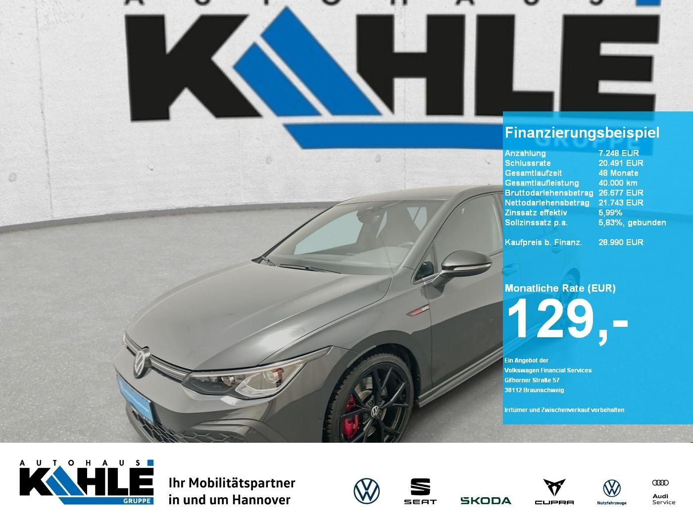 Volkswagen Golf VIII GTI 2.0 TSI DSG