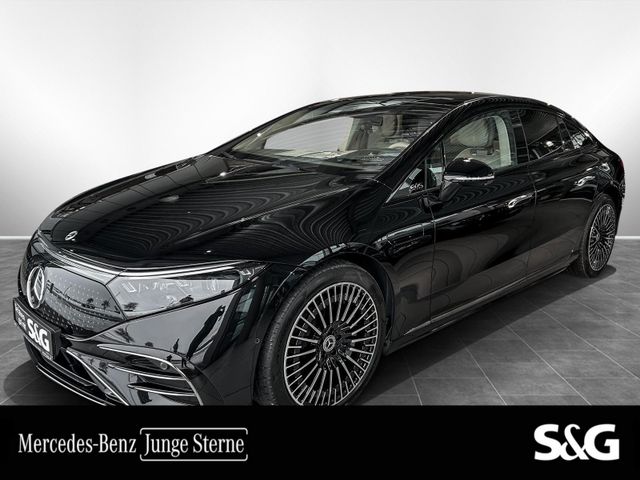 MERCEDES-BENZ EQS 580 4M AMG Night+360°+Sitzh.+Pano+MBUX+21