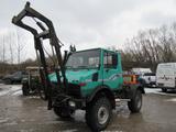 Unimog 424=4x4=Frontlader=Kraftheber=Kipper=Hu4-26=60km - Unimog 424