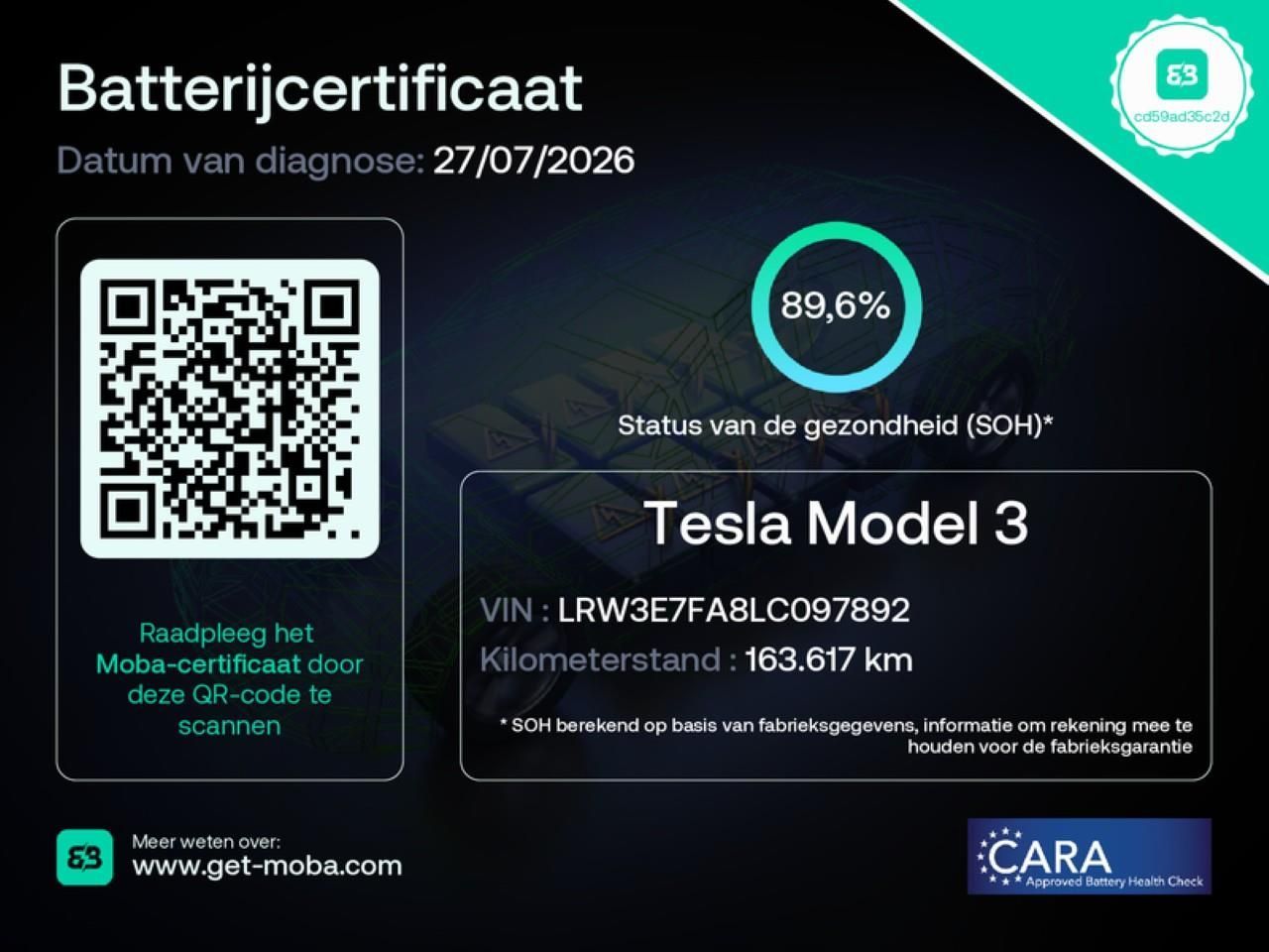 Tesla Model 3 Standard RWD Plus 89.6% SoH [ LFP ACCU+A imagem 2