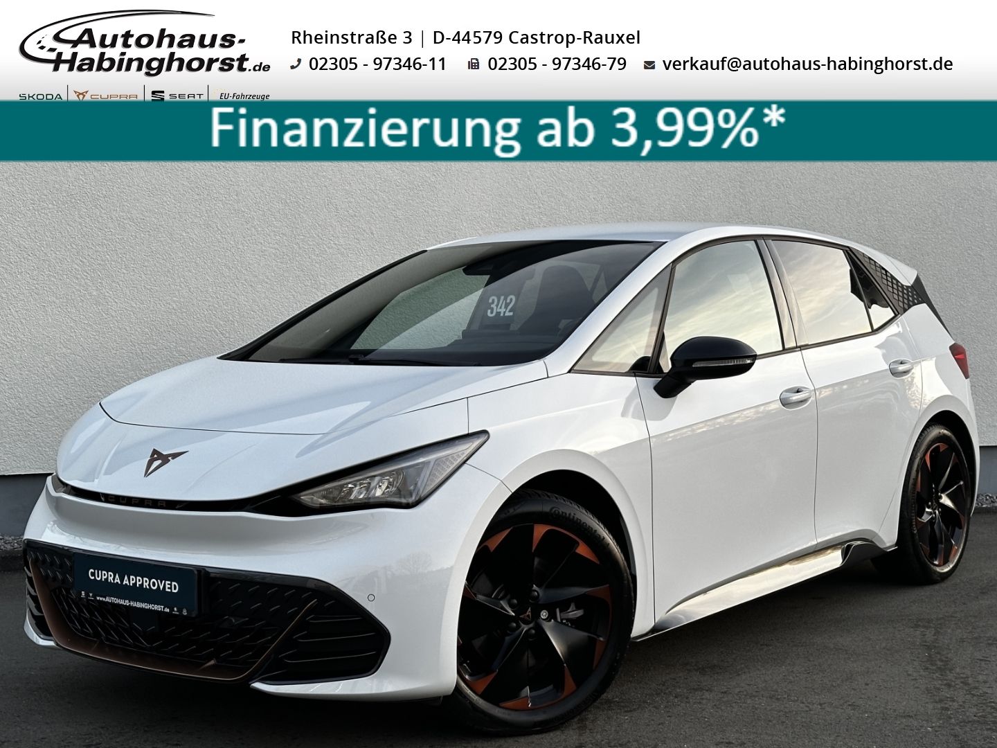 CUPRA Born 58kWh ACC LED Navi PDC Shz FullLink Alu