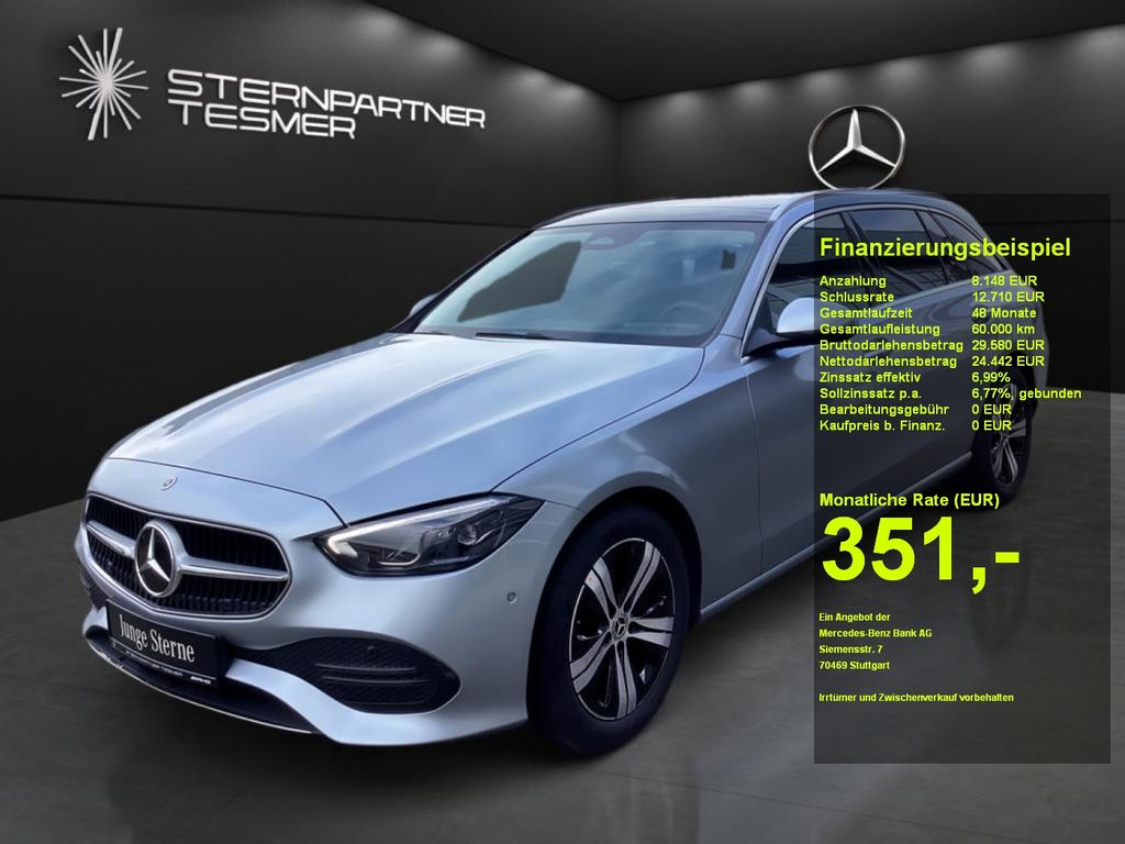 Mercedes-Benz C 200 T +Avantgarde Plus+Pano+AHK+Kamera+Memory