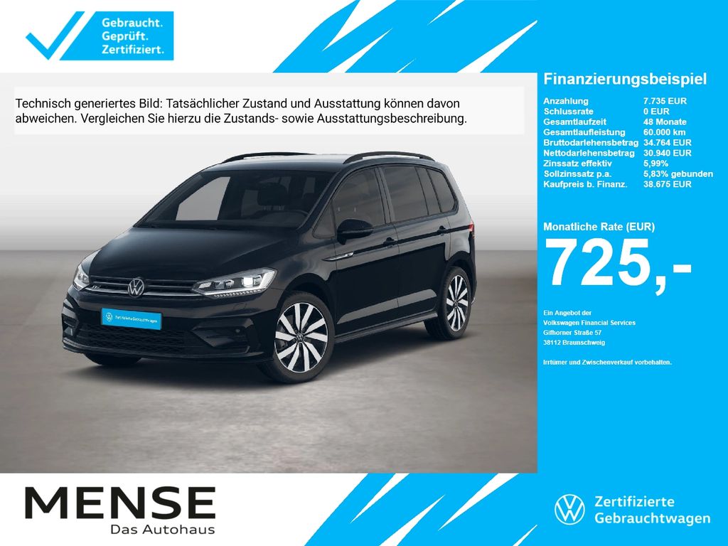 Volkswagen Touran Highline 1.5 TSI 110kW 7-Gang DSG 4 Türen