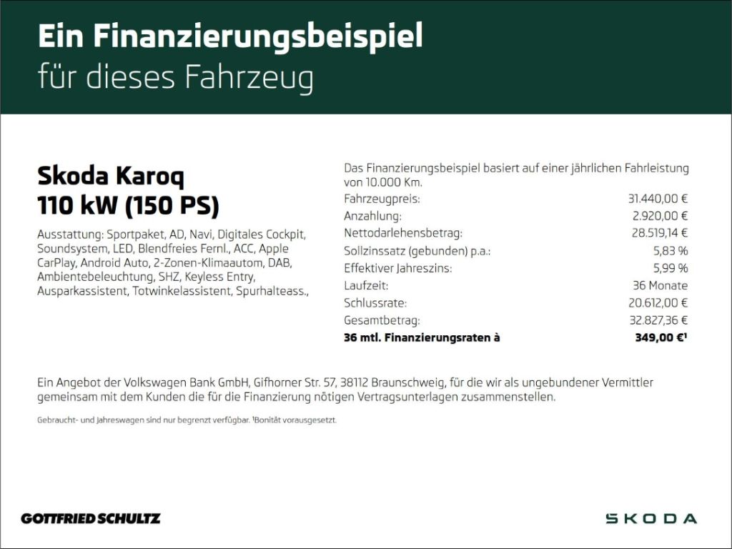 Skoda Karoq 2.0 TDI Sportline DSG   Navi   Kamera   SH imagem 2