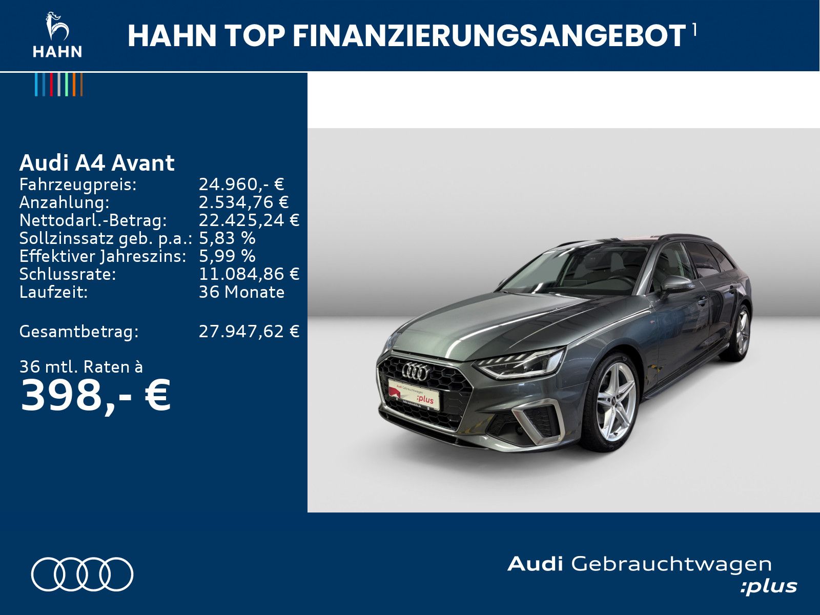 Audi A4 Avant 35 TDI S line Navi CAM Carplay LED Sitz foto 2