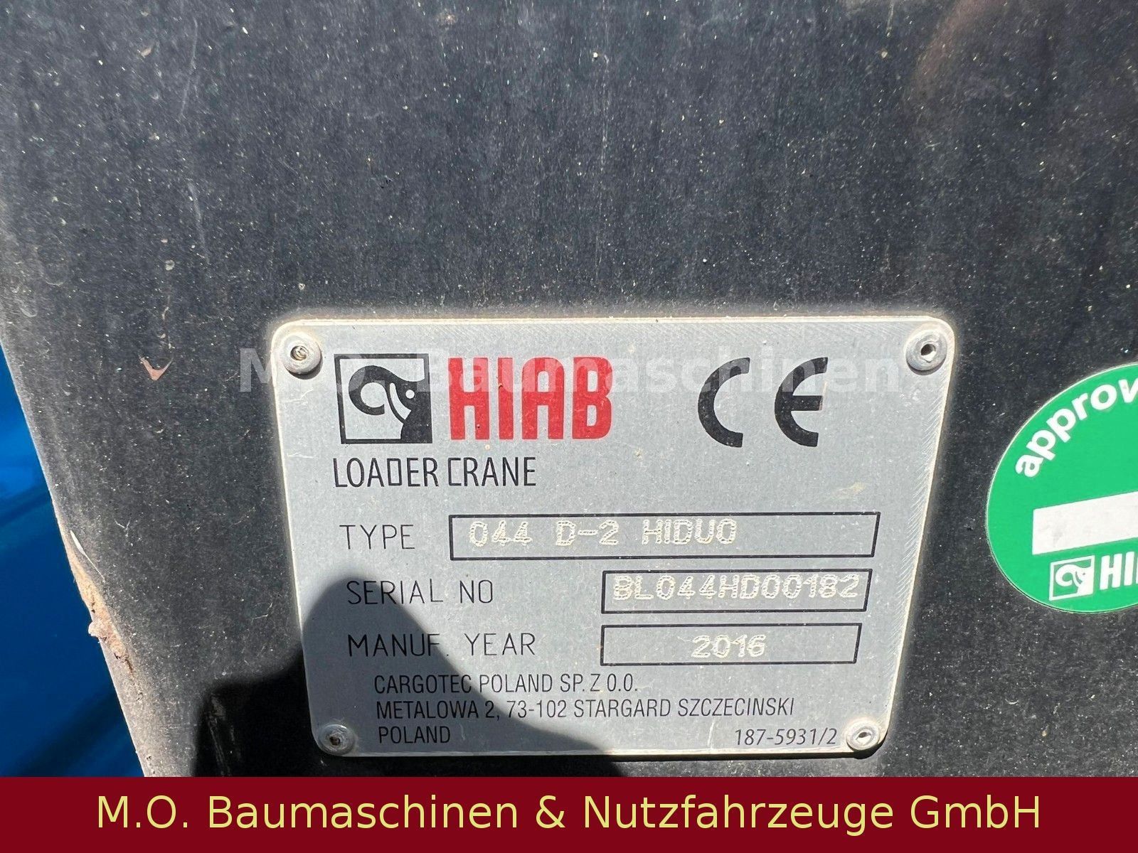 Fahrzeugabbildung Iveco Daily 70C18 / Kipper+Kran Hiab 044 D-2/