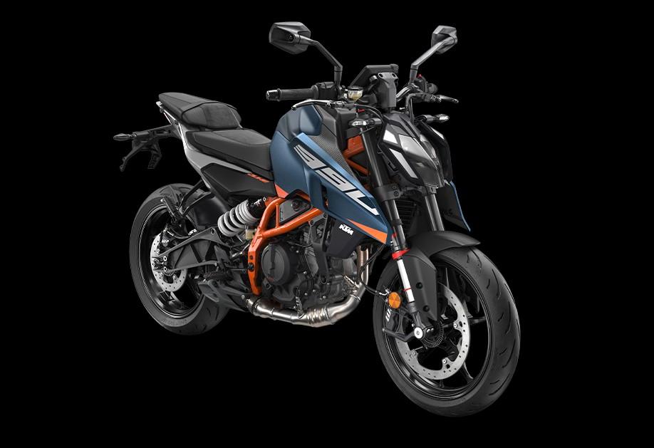 KTM 390 DUKE MY26 BLAU u. SCHWARZ A2