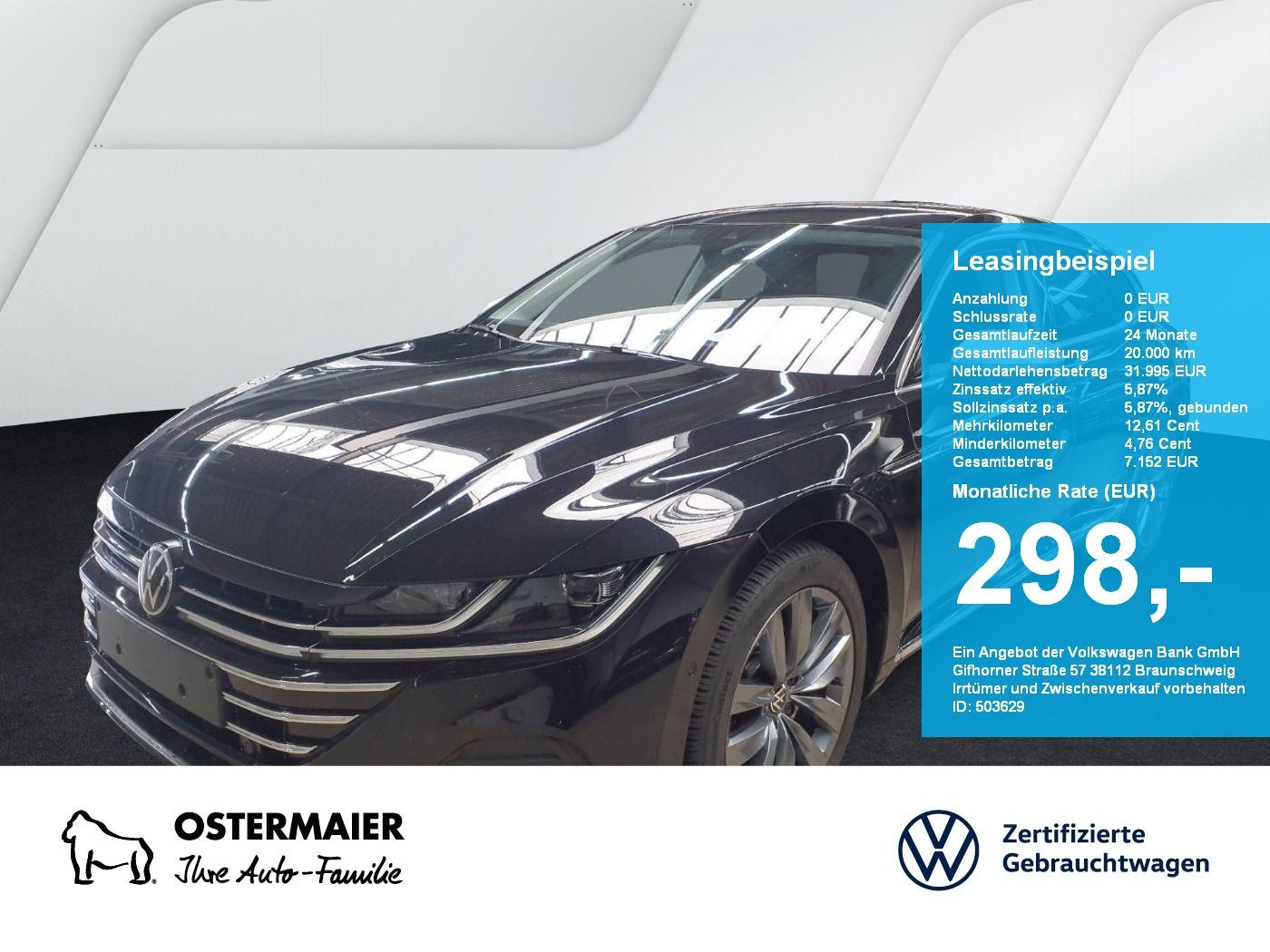 Volkswagen Arteon Shootingbrake ELEGANCE 2.0TSI 190PS IQ.LI