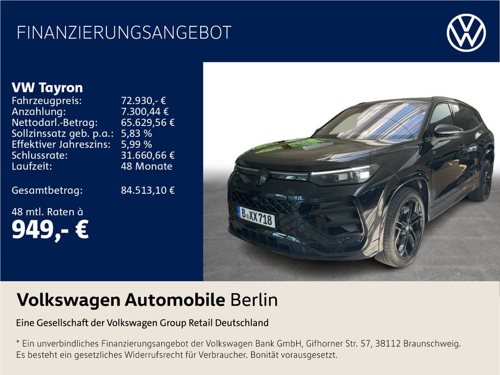 Volkswagen Tayron — hlavná fotografia