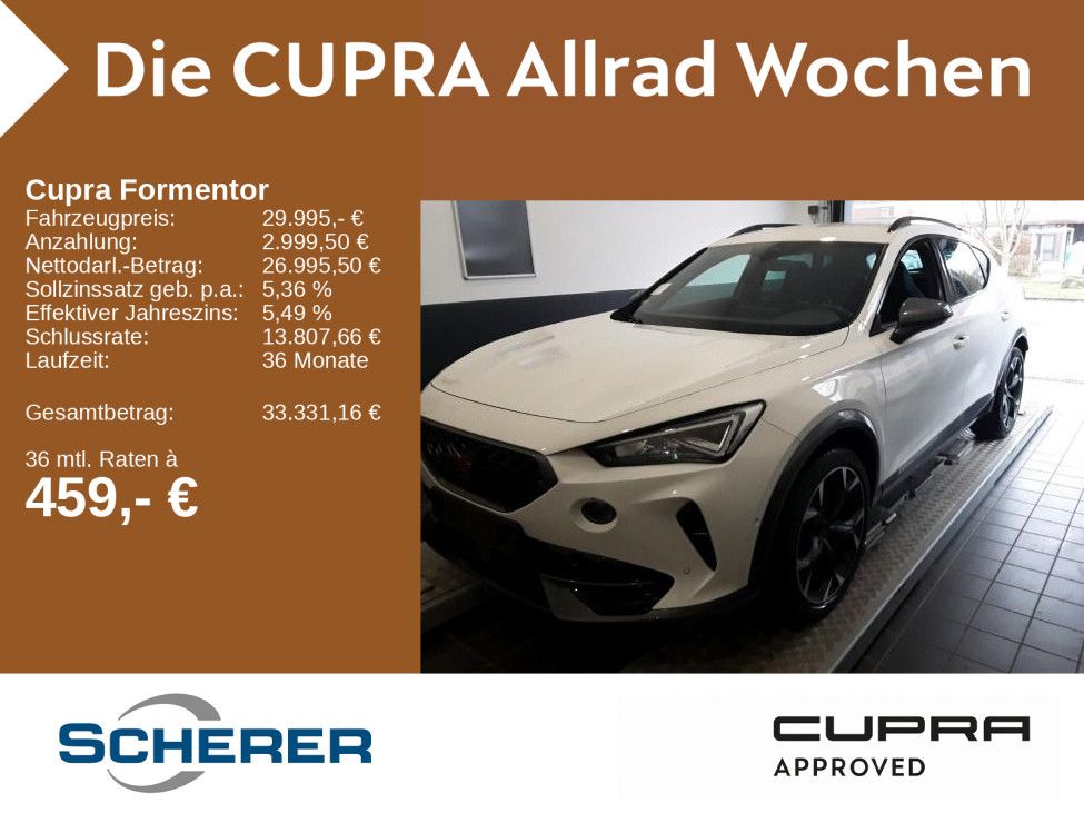 Cupra Formentor VZ 2.0 TSI RFK*EPH*KESSY*CARPLAY uvm..