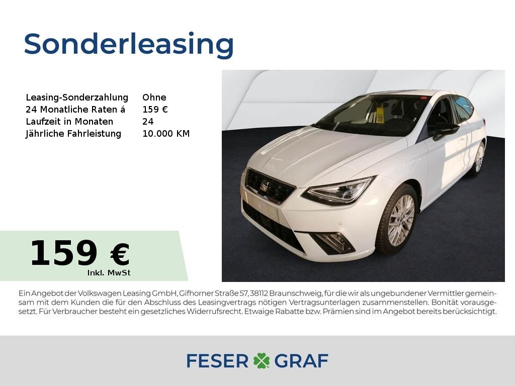 Ibiza 1.0 TSI FR DSG ACC LED Navi RüKa Sitzh 16"