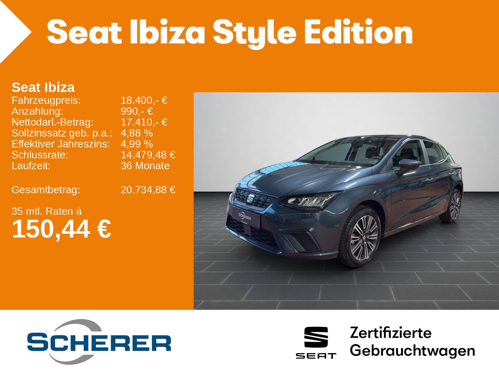 Seat Ibiza Style 1.0 TSI DSG Full Link LED Scheinwerf