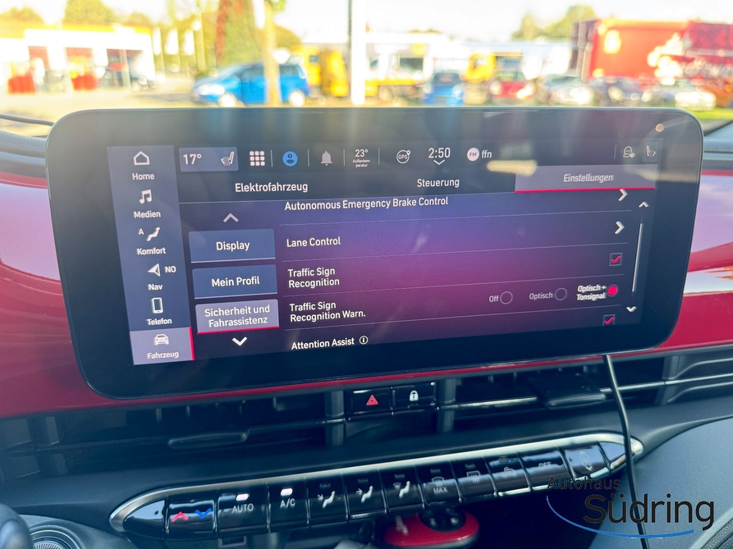 500e Cabrio Red Navi  Apple CarPlay Android Auto