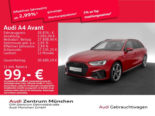 Audi A4 Avant 40 TDI S tronic S line Competition Navi