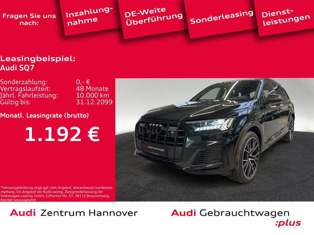 Audi SQ7 4.0 TFSI quattro PANO AHK STANDH
