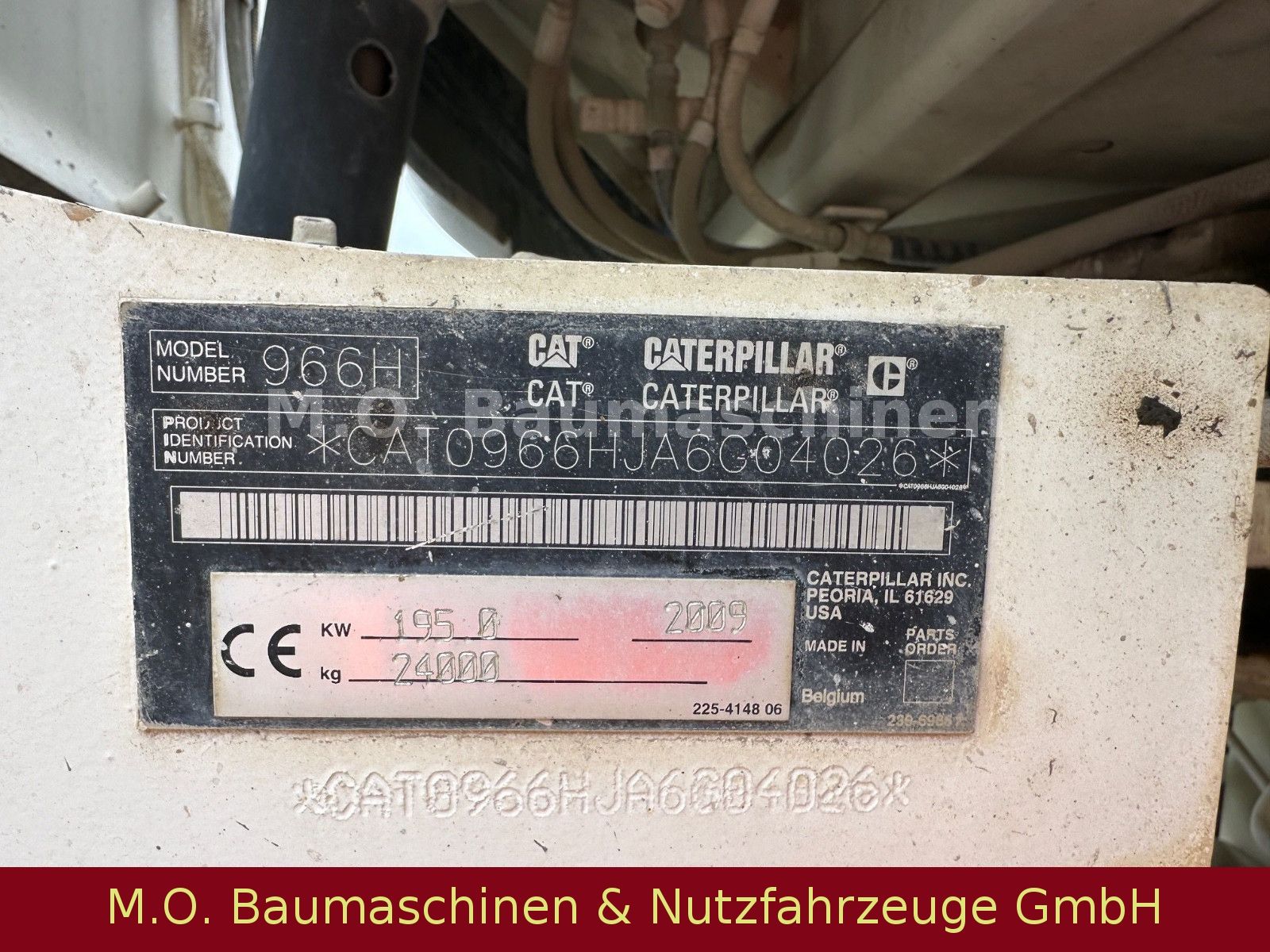 Fahrzeugabbildung CAT 966 H / AC / ZSA / Waage / Half Steering