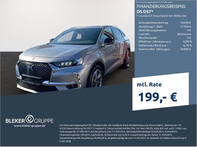 DS Automobiles DS7 7 Crossback E-Tense Hybrid 4x4 300 Be Chic