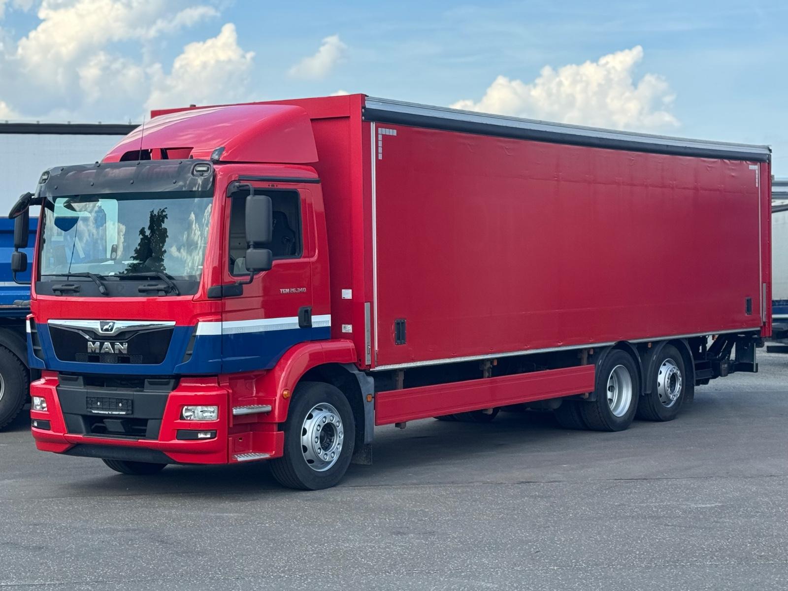 MAN TGM 26.340 L / LBW / 2xAHK / LENKACHSE / 22 PAL