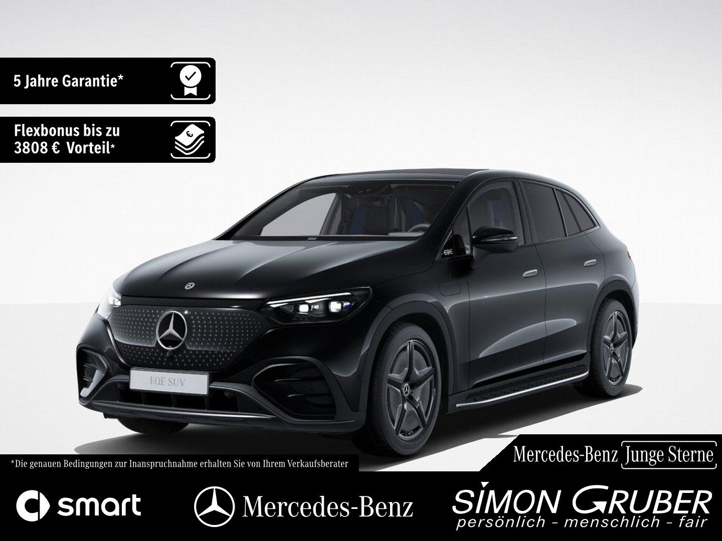 Fahrzeugabbildung Mercedes-Benz EQE 350+ SUV AMG Night Pano Airmatic DigiLight