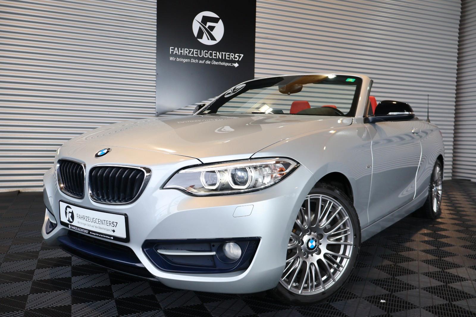 BMW 220d Cabrio Sport Line/PDC/BI-XENON/NAVI/CARPLAY